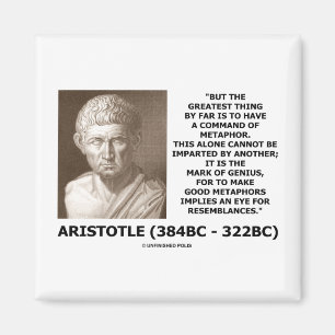 Imã Comando Aristóteles Da Marca Metáfora Do Gênio