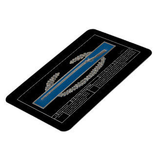 Ímã Combater Crachá de Infantaria Técnica