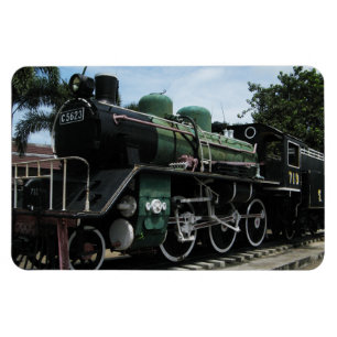 Ímã Comboio a vapor WW2 na ponte Rio Kwai