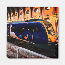 Imã Comboio azul e amarelo