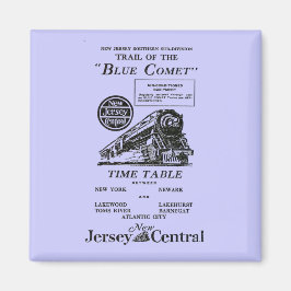 Imã Comboio Central Blue Comet de Nova Jersey