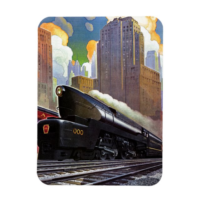 Ímã Comboio da Pensilvânia por desconhecido (Vertical)