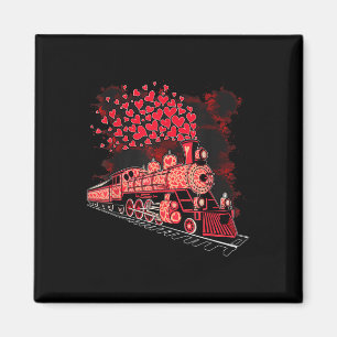 Imã Comboio-dia de os namorados Estrada-férrea Heart T