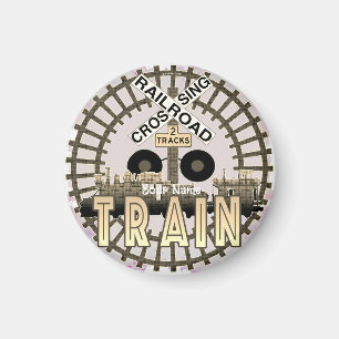 Imã Comboio Ferroviário Antigo