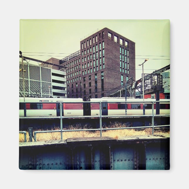 Imã Comboio na estação (Frente)