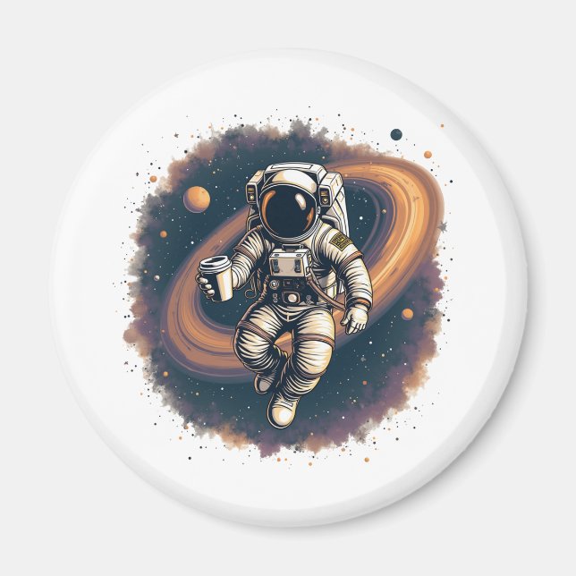 Imã Combustível Cafeína Para O Sobrevivente Do Café (Frente)