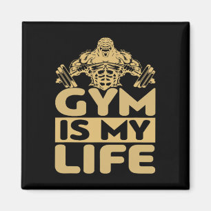 Imã Combustível de Academia Motivação para Musculação
