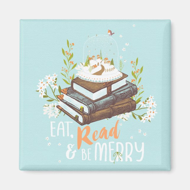 Imã Come Read (Leitura) e seja Feliz 2 (Frente)