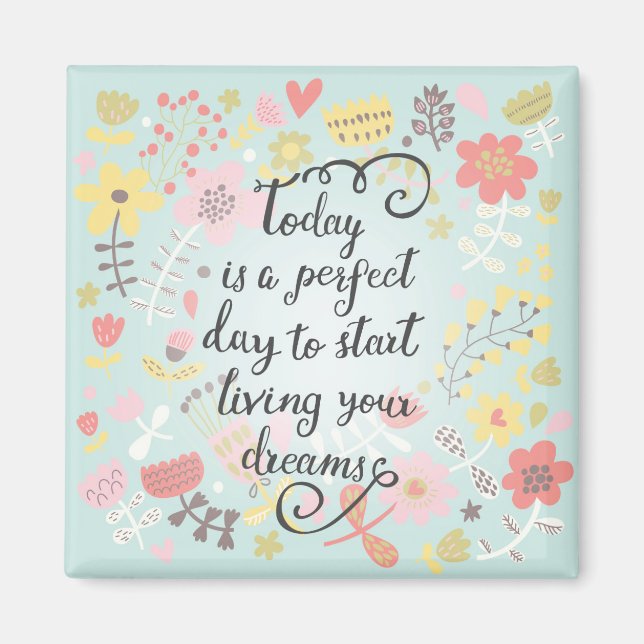 Imã Comece a viver seus sonhos (Frente)