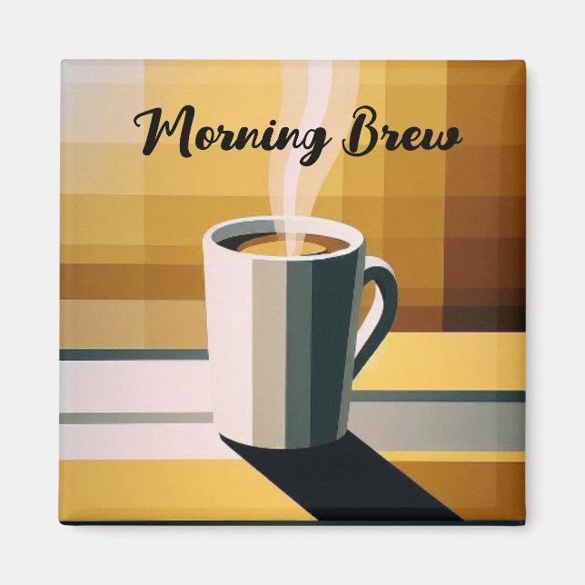 Imã Comece o Seu Dia com Café  (Frente)