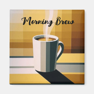 Imã Comece seu dia com café