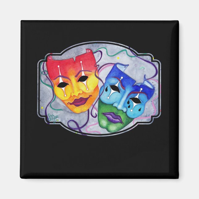 Imã Comédia e Tragédia (Frente)