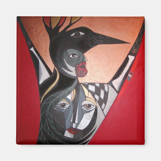 Imã comemoração da coroa (Frente)