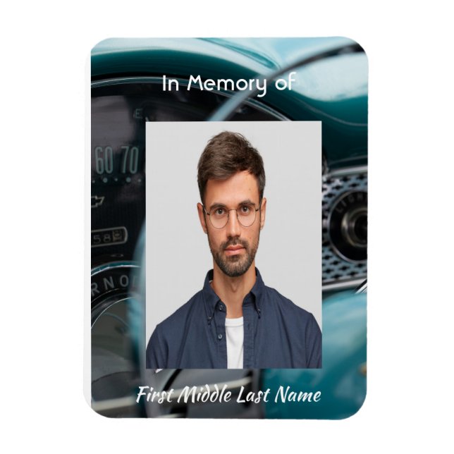 Ímã Comemoração de veículos automóveis antigos (Vertical)