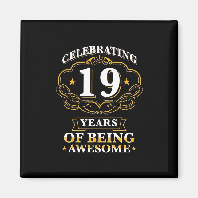 Imã Comemorando 19 Anos de Ser Incrível (Frente)