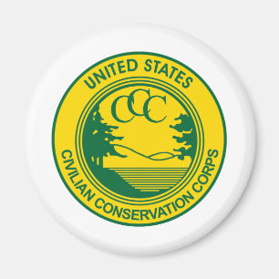 Imã Comemorativa do CCC Civilian Conservation Corps
