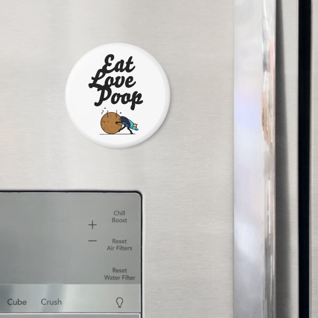 Imã comer amor cocô ímã (In Situ (Fridge))