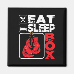 Imã Comer Dormir Caixa - Amante de Boxe Academia Boxea
