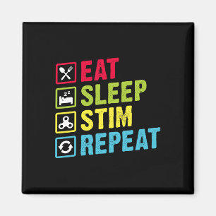 Imã Comer Dormir Estim Repetir Conscientização do Auti