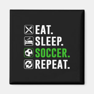 Imã Comer Dormir Futebol Repetir Jogador de Futebol En