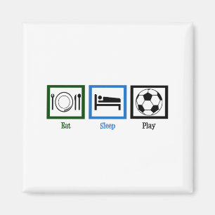 Imã Comer Dormir Jogar Futebol Crianças Camiseta Futeb