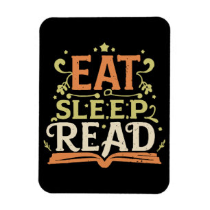 Ímã Comer Dormir Ler, Leitura Divertida