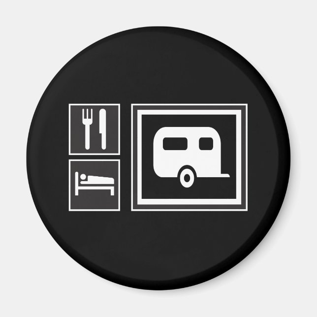 Imã Comer. Dormir. RV! (Frente)