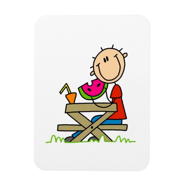 Ímã Comer melancia (Vertical)