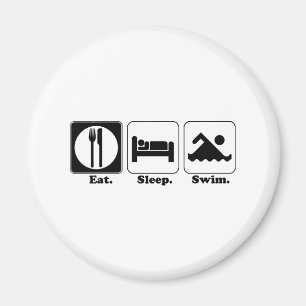 Imã comer natação de dormir