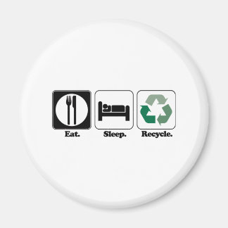 Imã comer reciclar de repouso