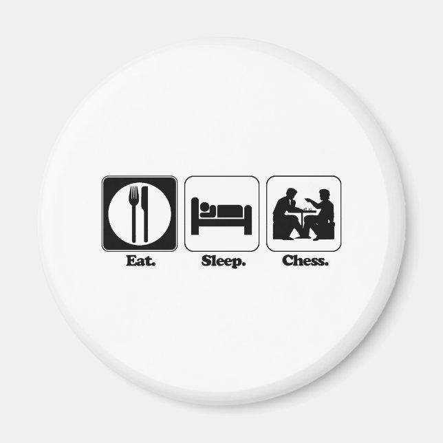 Imã comer xadrez de dormir (Frente)