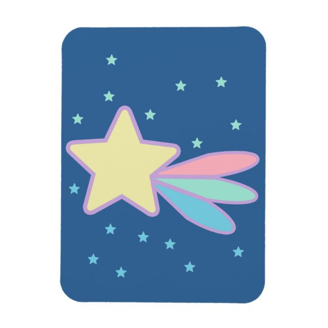 Ímã Cometa Estrela Cadente Fofa (Vertical)