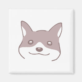 Imã Comforting Dog - Hand-Drawn Charm マグネット