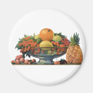 Imã Comida Antiga, Frutas Sortidas em uma Tigela