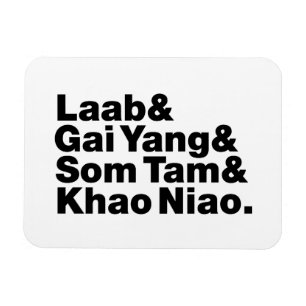 Ímã Comida da Rua Isaan Tailandesa