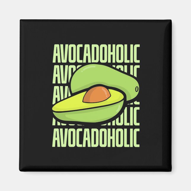 Imã Comida de Fruta Avocado (Frente)