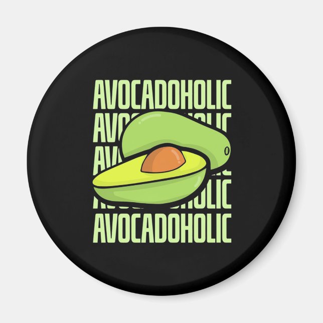 Imã Comida de Fruta Avocado (Frente)