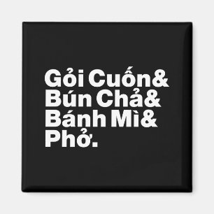 Imã Comida de Rua Vietnamita