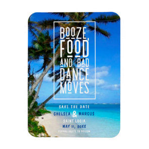 Ímã Comida Engraçada De Booze Má Dança Move Praia S