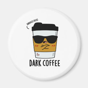 Imã Comida Escura De Café