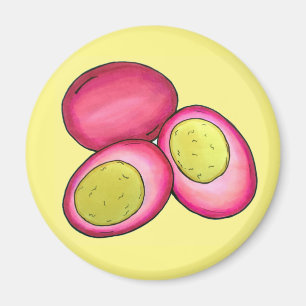 Imã COMIDA Holandesa Picada Duro Picada Ovos de Beterr