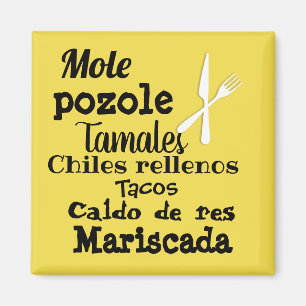 Imã comida mexicana popular