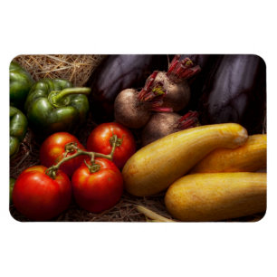 Ímã Comida - pimentas, tomates, polpa e nabos