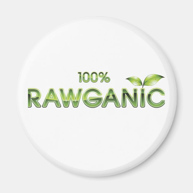 Imã comida Rawganic 100% (Frente)