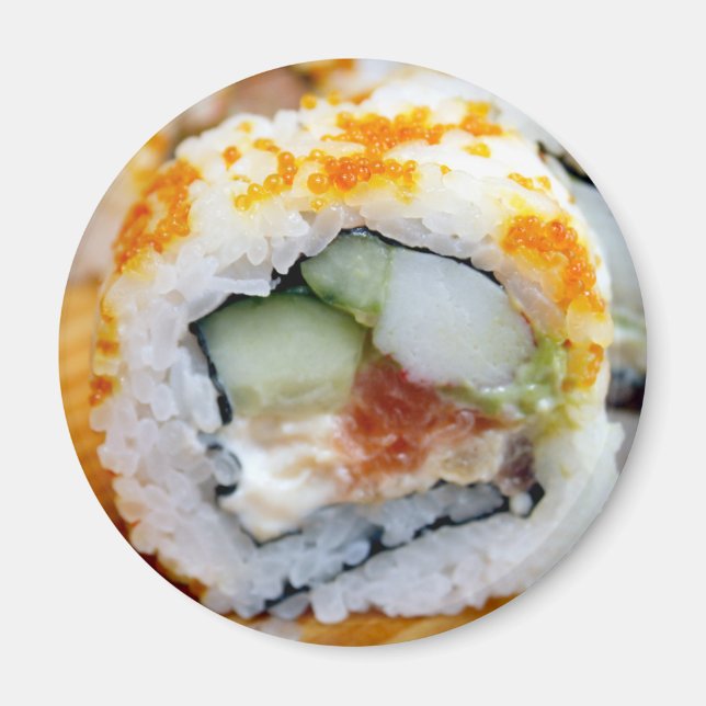 Imã Comida Realista Sushi (Frente)