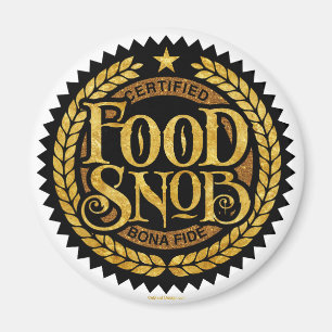 Imã Comida Snob - amante engraçado da comida