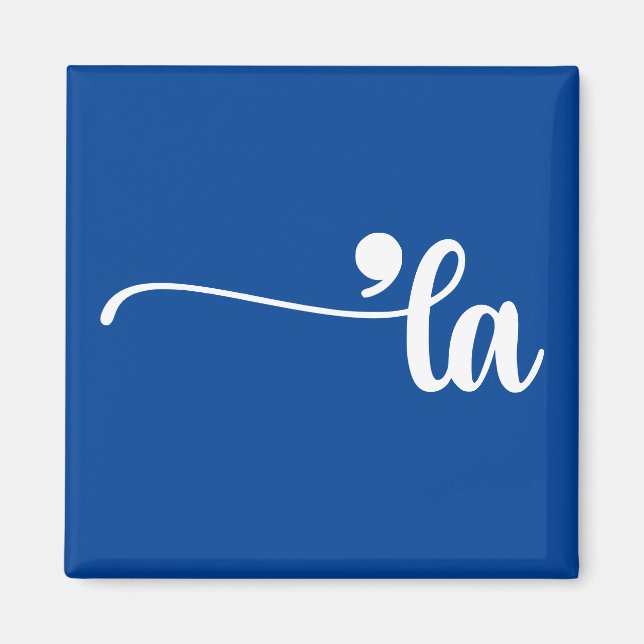 Imã Comma La | Kamala Harris Blue (Frente)