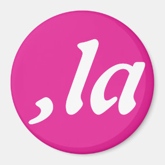 Imã Comma La Kamala Harris - design de texto personali