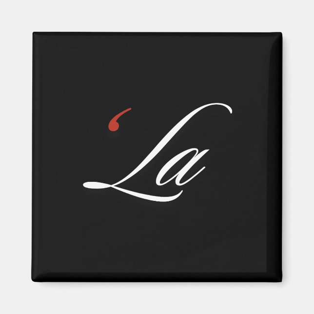 Imã Comma La Kamala Harris Pontuação Engraçada La Elec (Frente)