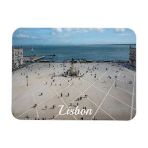 Ímã Commerce Square de cima em Lisboa, Portugal